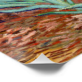 Irises Vincent van Gogh Floral  schilderen Perfect Poster (Hoek)