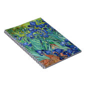 Irises Vincent van Gogh Flower Field Painting Art Notitieboek (Rechterzijde)