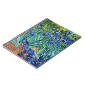 Irises Vincent van Gogh Flower Field Painting Art Notitieboek (Linkerzijde)