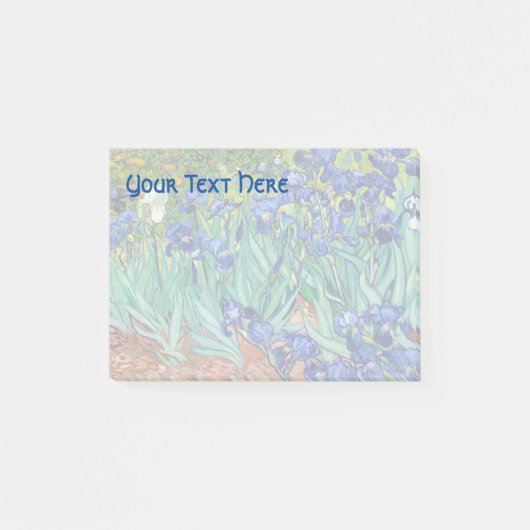 Irises Vincent van Gogh Flowers Fine Art Painting Post-it® Notes (Voorkant)