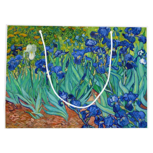 Irises, Vincent van Gogh Groot Cadeauzakje (Achterkant)