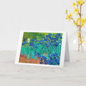 Irises, Vincent van Gogh Kaart (Gele Bloem)