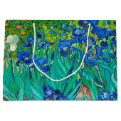 Irises, Vincent van Gogh Large Gift Bag Groot Cadeauzakje (Voorkant)