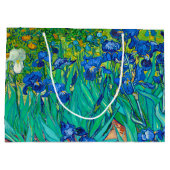 Irises, Vincent van Gogh Large Gift Bag Groot Cadeauzakje (Achterkant)