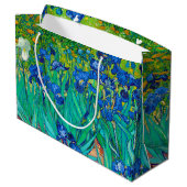 Irises, Vincent van Gogh Large Gift Bag Groot Cadeauzakje (Achterkant Gekanteld)