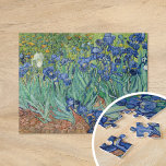 Irises | Vincent Van Gogh Legpuzzel<br><div class="desc">Irises (1889) van de Nederlandse postimpressionist Vincent Van Gogh. Origineel landschapsschilderij is een olie op het canvas met een tuin van bloeiende irisbloemen. Gebruik de ontwerphulpmiddelen om douanetekst toe te voegen of het afbeelding te personaliseren.</div>