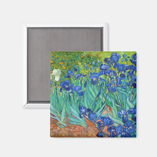 Irises, Vincent van Gogh Magneet (Voorkant / Achterkant)
