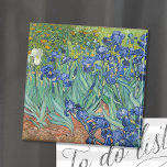 Irises | Vincent Van Gogh Magnet<br><div class="desc">Irises (1889) van de Nederlandse postimpressionist Vincent Van Gogh. Origineel landschapsschilderij is een olie op het canvas met een tuin van bloeiende irisbloemen. Gebruik de ontwerphulpmiddelen om douanetekst toe te voegen of het afbeelding te personaliseren.</div>