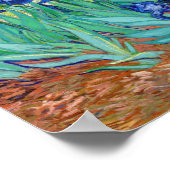 Irises, Vincent van Gogh Poster (Hoek)