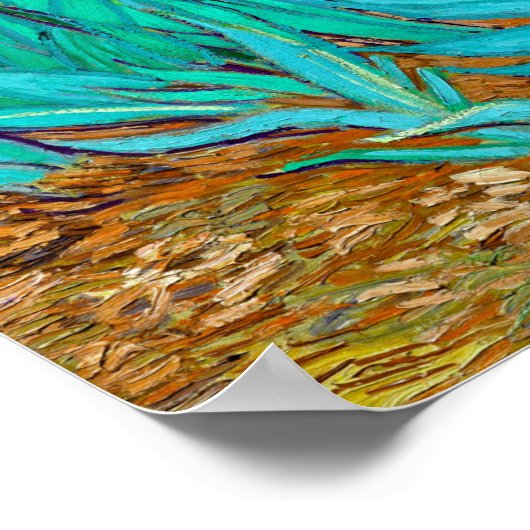 Irises, Vincent van Gogh Poster (Hoek)