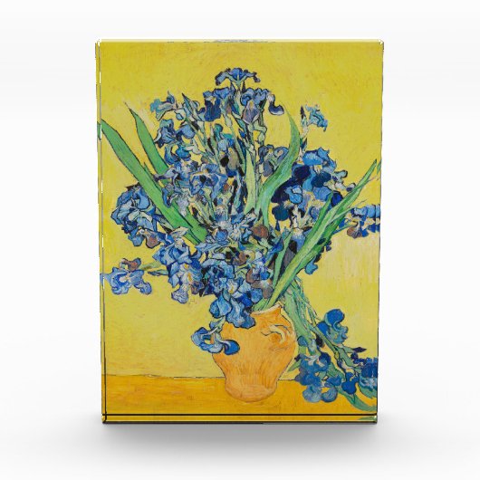 Irises Vincent van Gogh Poster Fotoblokken (Voorkant)