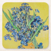 Irises Vincent van Gogh Poster Kartonnen Onderzetters (Voorkant)