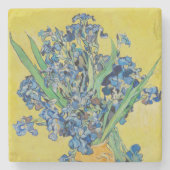 Irises Vincent van Gogh Poster Stenen Onderzetter (Voorkant)
