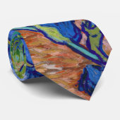 Irises, Vincent van Gogh Stropdas (Opgerold)