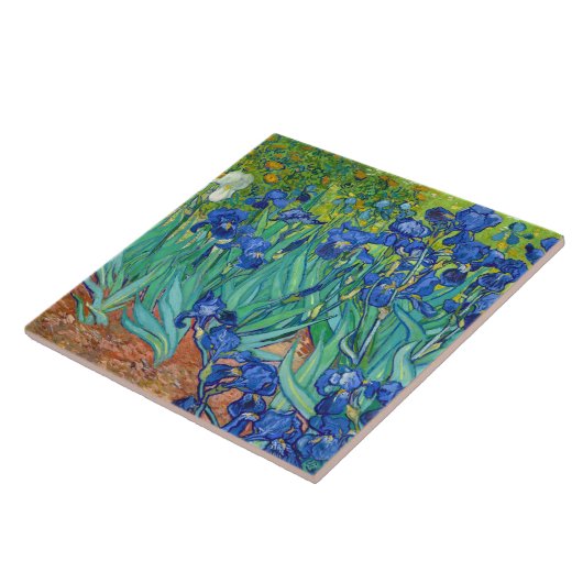 Irises, Vincent van Gogh Tegeltje (Zijkant)