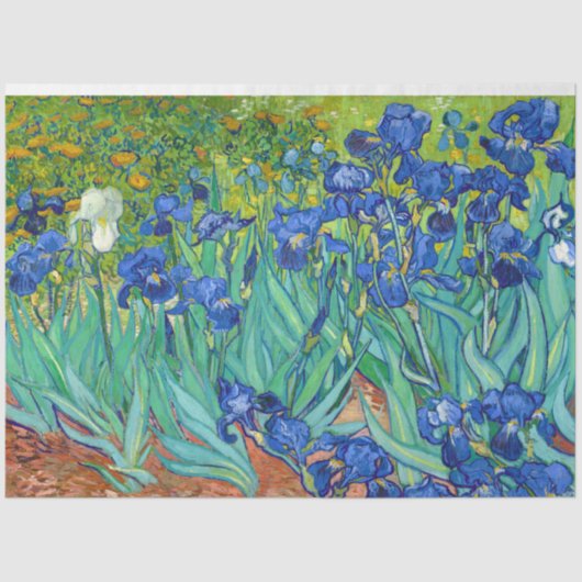 Irises, Vincent van Gogh Tissuepapier (Voorkant)