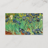 Irises, Vincent van Gogh Visitekaartje (Achterkant)
