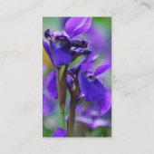 Irises Visitekaartje (Achterkant)