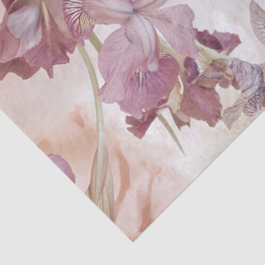  Irises-weefselpapier Tissuepapier (Detail)