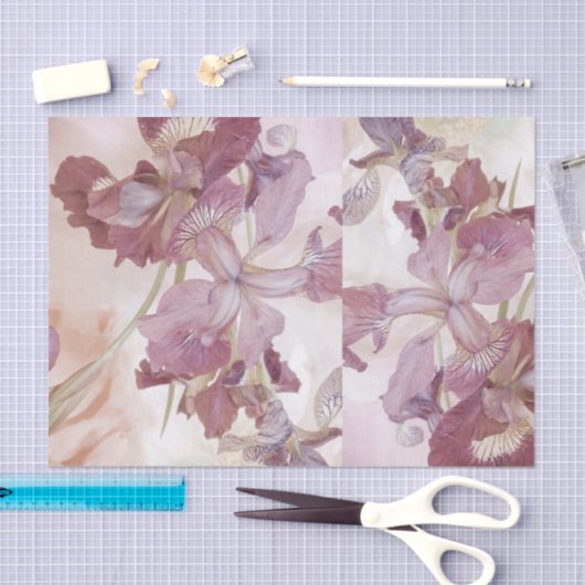  Irises-weefselpapier Tissuepapier (Craft)