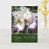 Irises Wenskaart Kaart (Gele Bloem)