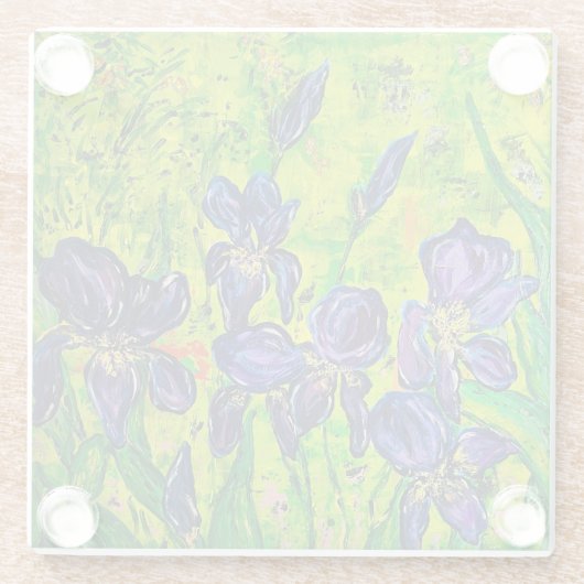 Irisglas Onderzetter (Achterkant)