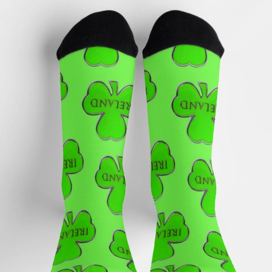 Irish 4 Leaf Clover Design Sokken (Top)