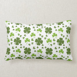 Irish 4 Leaf Clover Lumbar Pillow Kussen