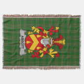 Irish Abbott Coat of Arms Family Crest Ireland Deken (Voorkant)