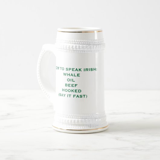 IRISH ACCENT FUN BIERPUL (Voorkant links)