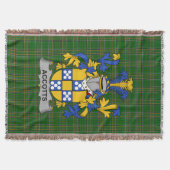 Irish Accotts Coat of Arms Family Crest Ireland Deken (Voorkant)