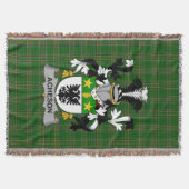 Irish Acheson Coat of Arms Family Crest Ireland Deken (Voorkant)