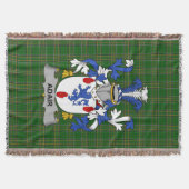 Irish Adair wapenschild Family Crest Ireland Deken (Voorkant)