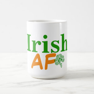 Irish AF Funny Koffiemok