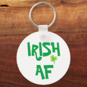Irish AF Green Shamrock Sleutelhanger (Voorkant)