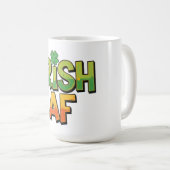 Irish AF St. Patrick's Day Koffiemok (Voorkant rechts)