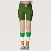 Irish AF St Patrick's Day Novelty Funwear Leggings (Voorkant)