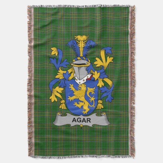 Irish Agar Wapenschild Familie Crest Ierland Deken (Voorkant Verticaal)