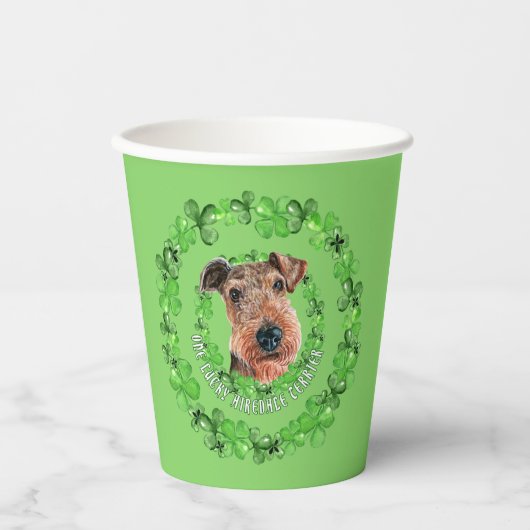 Irish Airedale Terrier Papieren Bekers (Voorkant)