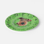 Irish Airedale Terrier Papieren Bordje (Gekanteld)