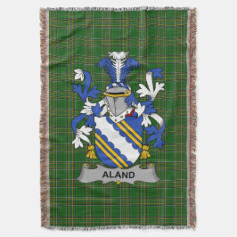 Irish Aland Coat of Arms Family Crest Ireland Deken