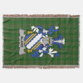 Irish Aland Coat of Arms Family Crest Ireland Deken (Voorkant)
