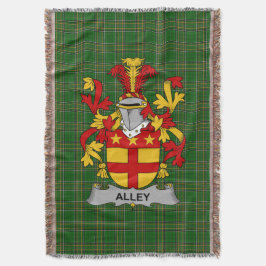 Irish Alley Coat of Arms Family Crest Ireland Deken