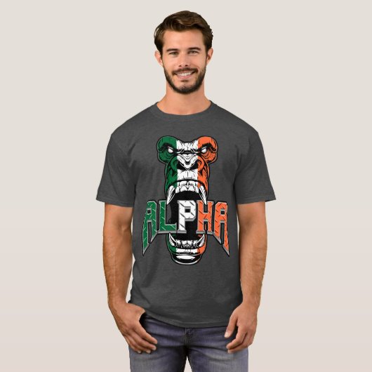 Irish Alpha T-shirt (Voorkant volledig)