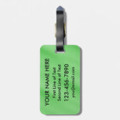 Irish American Celtic Cross Bag Label Bagagelabel (Achterkant verticaal)