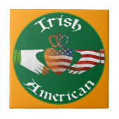 Irish American Claddagh Tegel Tegeltje (Voorkant)