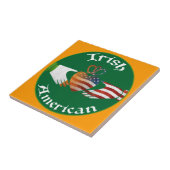 Irish American Claddagh Tegel Tegeltje (Zijkant)