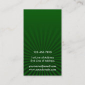 Irish American Cross Custom Visitekaartjes (Achterkant)