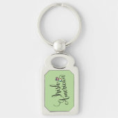 Irish American Entwined Hearts Keyring Sleutelhanger (Voorkant)