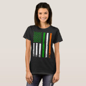 Irish American Flag Ireland Flag  St Patrick s Day T-shirt (Voorkant volledig)